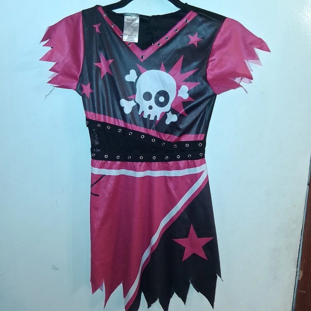 Monster High Style Draculaura Spirit Halloween Scare Squad Cheerleader Costume M